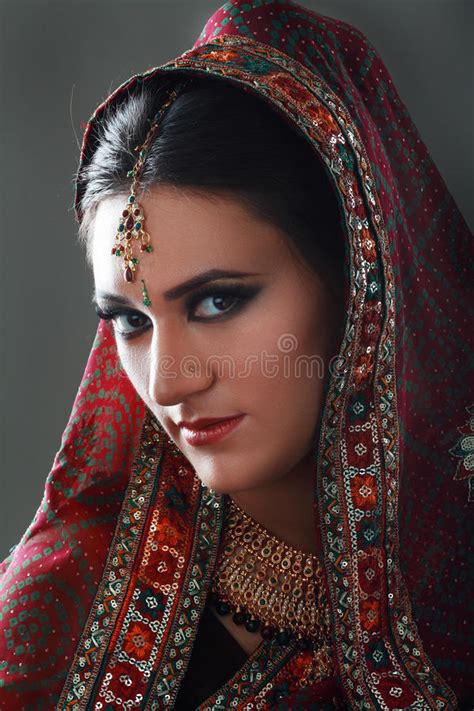 Indian Beauty Face Stock Photo Image Of Gold Girl Exotic 36785104