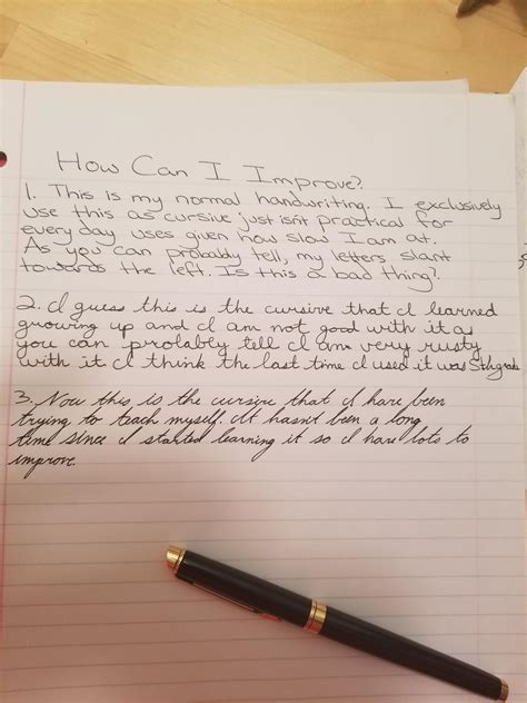 In New Here How Can I Improve My Handwriting Handwriting
