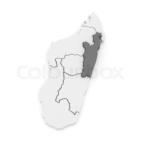 Map Of Toamasina Madagascar Stock Image Colourbox