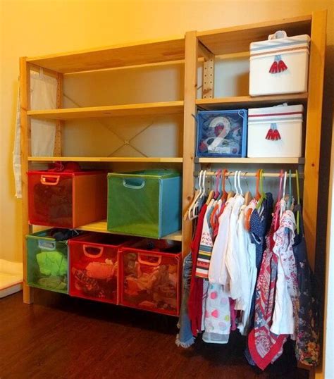 Kids Clothes Rack In One Easy Addition To Ivar Ikea Hackers Diy