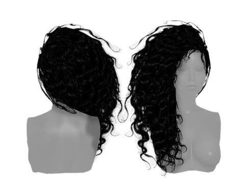 The Black Simmer Bellatrix Hair By Grams Sims