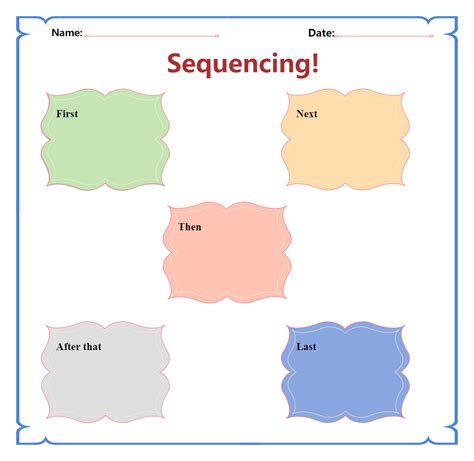 Sequencing Chart Edrawmax Templates