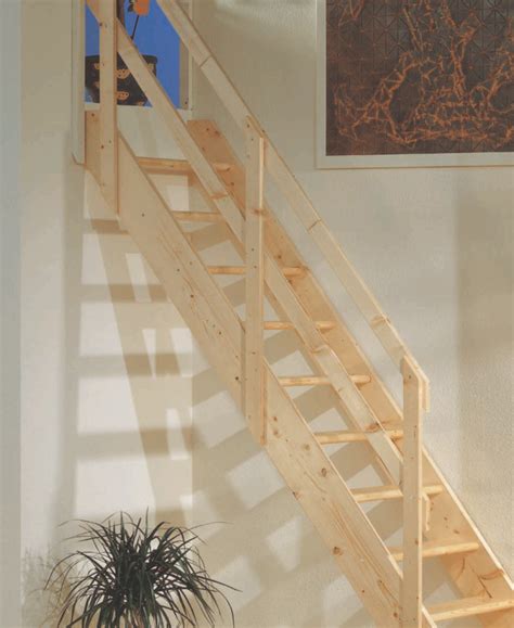 Dolle Normandie Wooden Space Saving Staircase Kit Cottage Loft
