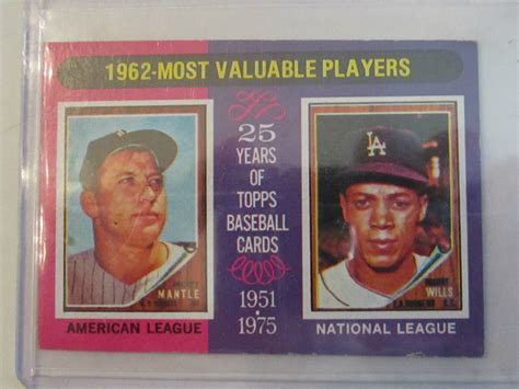 1962 Mickey Mantle Topps 200 Baseball Card In Great Condition Box X Ebay