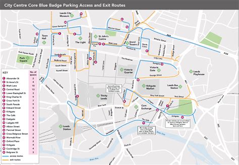New Maps Help Motorists Navigate Leeds City Centre And Find Disabled