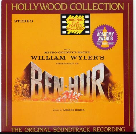 Ben Hur Original Soundtrack Recording Just For The Record