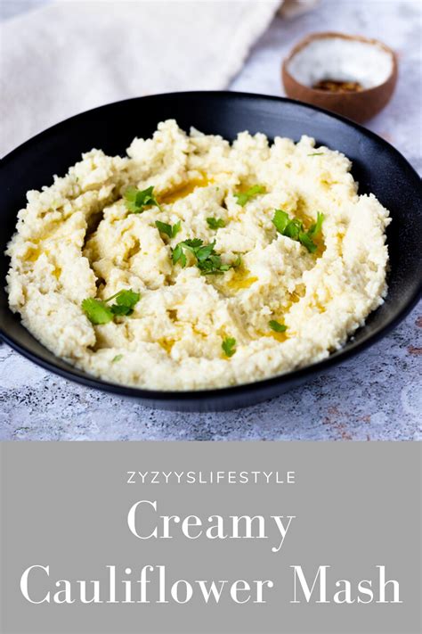 Creamy Cauliflower Mash Mashed Cauliflower Creamy Cauliflower Low