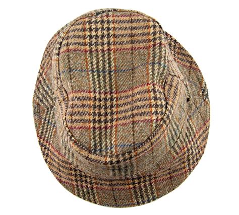 British Wool Tweed Bucket Poacher Hat Wool Poacher Hats