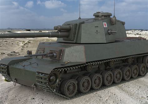 Tank Type 5 Chi R Japan Vray Cgtrader
