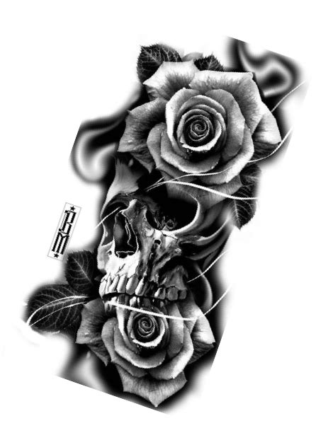 A Black And White Photo With Roses On The Back Of A Cell Phone Which