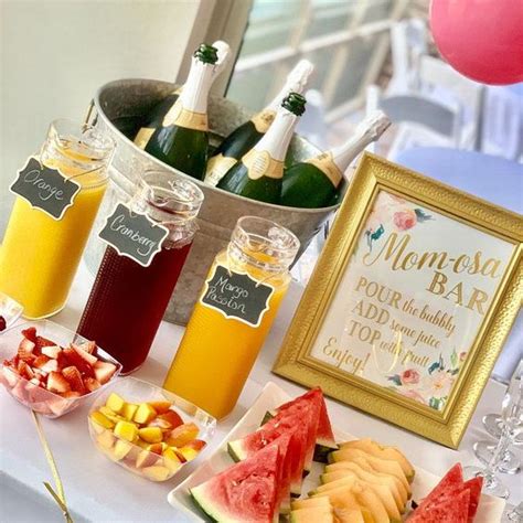 Bridal Shower Mimosa Bar Ideas Diy Cuteness Off