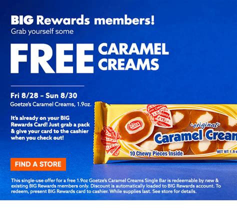 Yes, you will get a chance to enter sweepstakes to win a big lots the big lots survey winners awarded a grand prize of $1000 gift card. Big Lots Rewards Members - Free Goetze's Caramel Creams - FamilySavings
