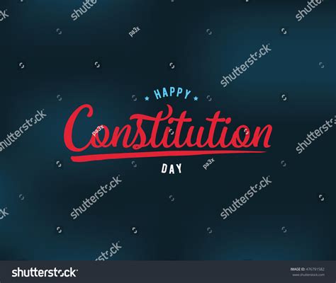 United States Constitution Day 17 September Stock Vector Royalty Free