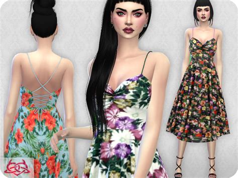 Claudia Dress Recolor 2 By Colores Urbanos At Tsr Sims 4 Updates