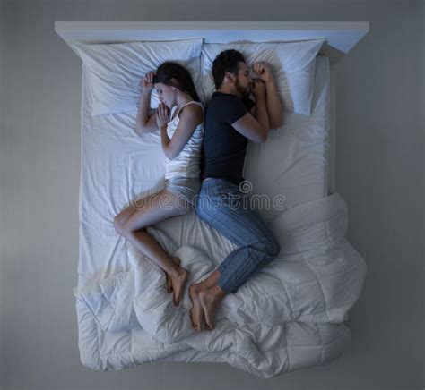 Couple Sleeping In Bed Stock Image Image Of Sleeping 178142119