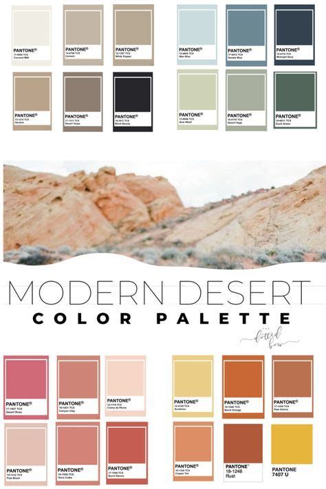 Desert Color Scheme Desert Wedding Modern Southwest Decor Style