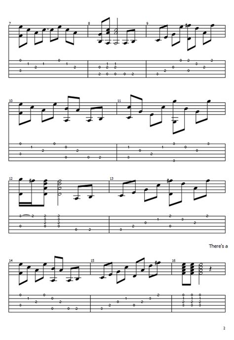 Stairway to heaven is a song by the english rock band led zeppelin, released in late 1971. Stairway To Heaven Tabs Led Zeppelin Free Guitar Tabs And ...