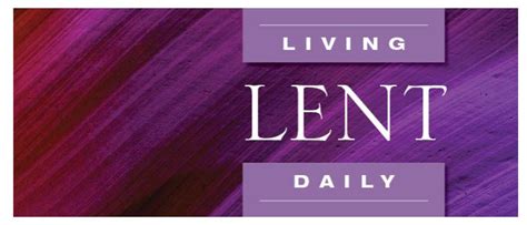 Living Lent Daily Saint Bonaventure Catholic Church