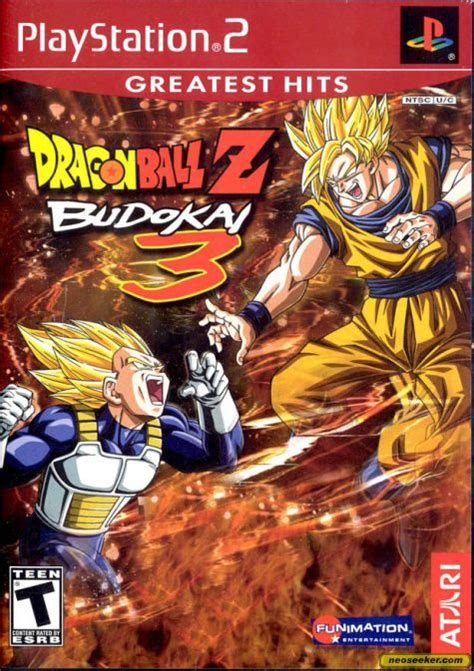 Oi quero dikas dragon ball z sagas ps2 vleu. Dragon Ball Z: Budokai 3 PS2 Front cover