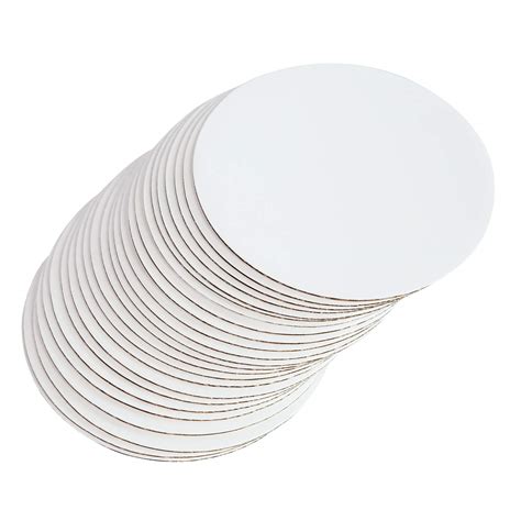 30pcs 6 White Cakeboard Rounddisposable Cake Circle Base Boards