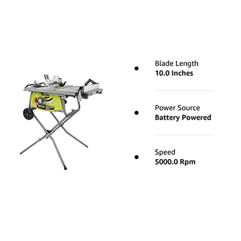 Ryobi Rts22 10 Portable Table Saw With Rolling Stand Best Pricedaily