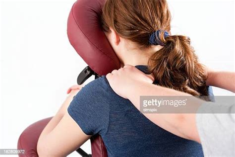 Chair Massage Photos And Premium High Res Pictures Getty Images