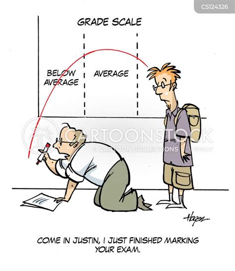 Grade Curve Cartoons And Comics Funny Pictures From Cartoonstock