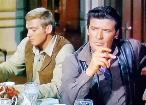 Lee Majors And Peter Breck As Heath And Nick Barkley In The Big Valley