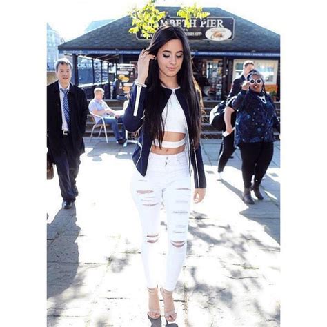 Jeans White Ripped Cute Skinny Jeans Camila Cabello Pants White