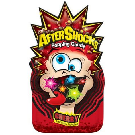 Aftershocks Popping Candy Cherry 24 Ct