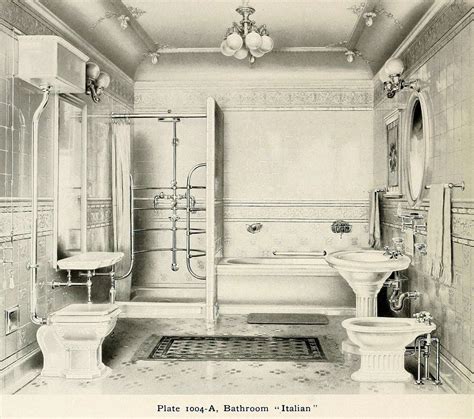 20 Elegant Antique Bathrooms From The 1900s Sinks Tubs Tile And Decor Click Americana