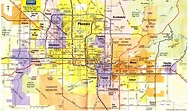 Phoenix Metro Map - ToursMaps.com