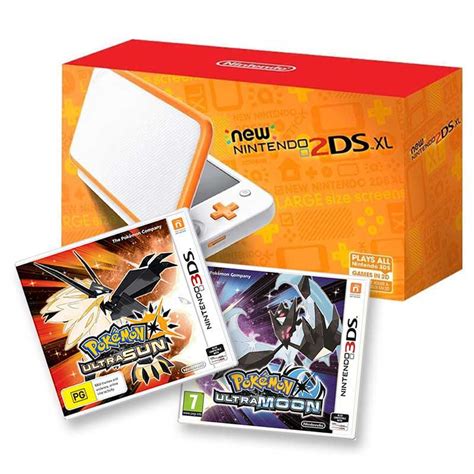 Hardware · fecha de lanzamiento: Kit Consola 2DS XL + Juego Pokemon Ultra Moon/Sun Nintendo