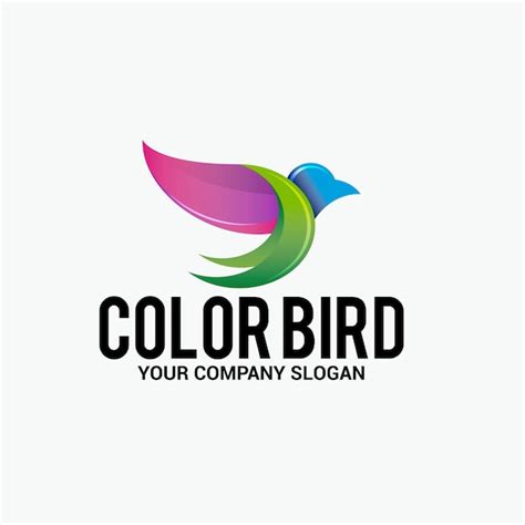 Premium Vector Color Bird Logo