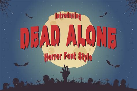 Dead Alone Horror Style Font Free Fonts