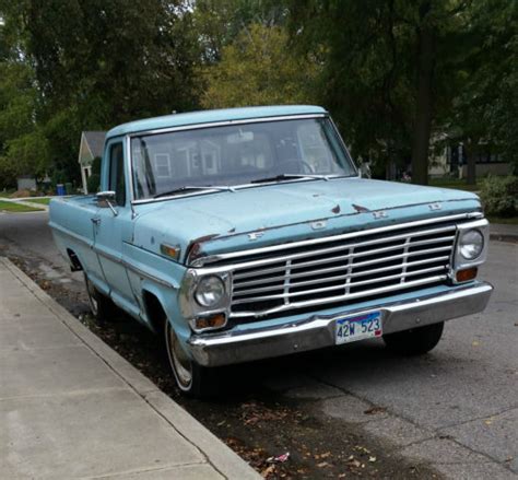 1967 Ford F 100 Truck Custom Cab Classic Ford F 100 1967 For Sale