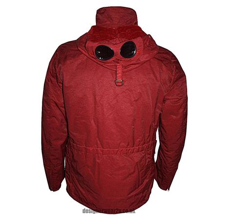 Cp Company Red Goggle Jacket With Detachable Liner Jackets From