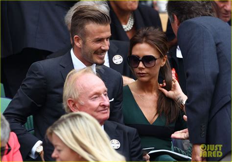 David And Victoria Beckham Wimbledon Royal Box Couple Photo 2684553
