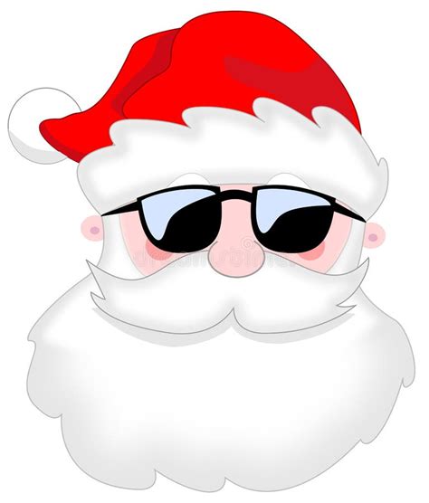 Clipart Santa With Sunglasses Vlrengbr