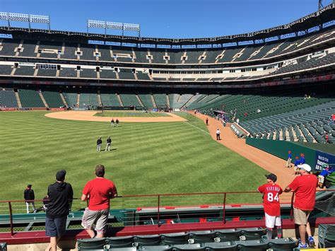 Texas Rangers Stadium Detailed Seating Chart A Visual Reference Of