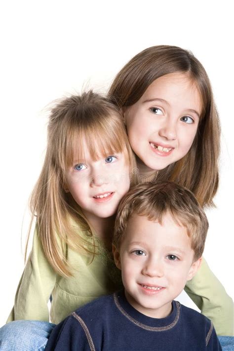 3 Siblings Stock Photo Image Of Lovely Natural Handsome 8157540