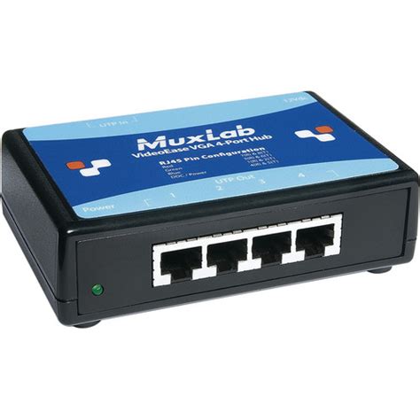 We did not find results for: MuxLab 500150 VGA 1x4 Distribution Hub (110V) 500150 B&H Photo