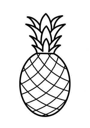 Frutas para colorear, pintar e imprimir