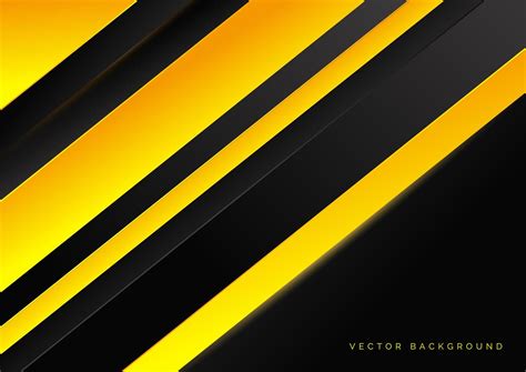 Abstract Technology Striped Overlapping Diagonal Lines Pattern Yellow