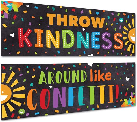 Sproutbrite Classroom Bannerposters For Decorations Kindness Like