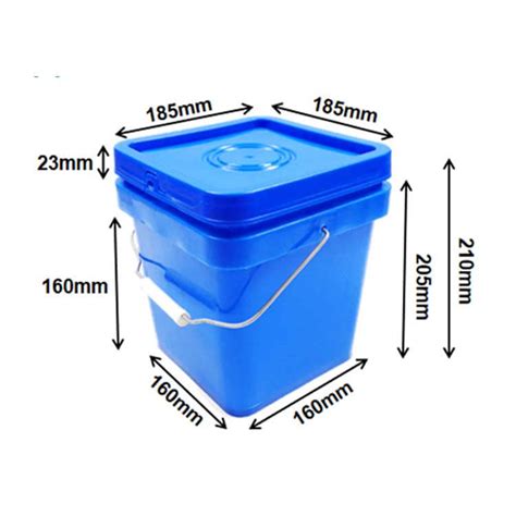 Square And Specialty Plastic Buckets Pails