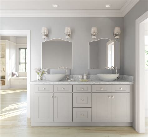 Elegant White Shaker Bathroom Vanities Rta Cabinet Store Guided Home