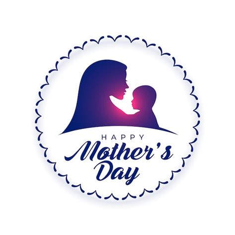 El Fondo Elegante Del Día De La Madre Feliz Envía Un Mensaje De Amor A
