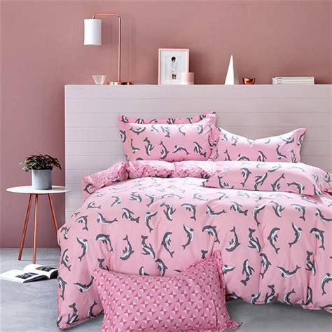 While swimming in the water, barbie and isla are greeted by a herd of beautiful gemstone dolphins. Beautiful Dolphin Bedding Set Available in Pink & Blue 100 ...