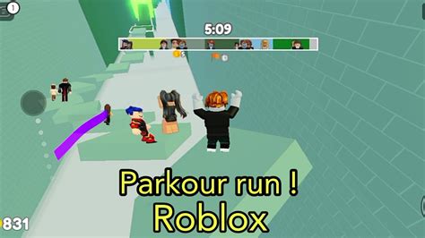 Roblox Parkour Run Gameplay Youtube